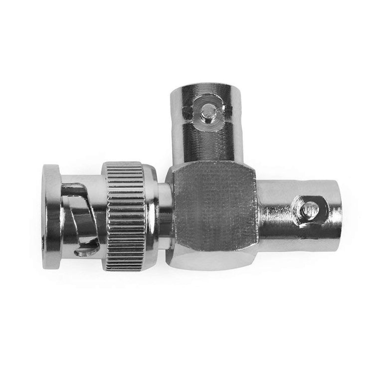 BNC Male + 2 x BNC Female Connector Coaxial Adapter, Coaxial Adapte BNC Male + 2 x BNC Female Connector Coaxial Adapter, Coaxial Adapte